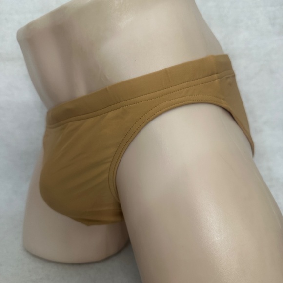 Todd Sanfield Sand Freestyle Shallow Swimsuit Large New with tags 80% nylon - Picture 2 of 6